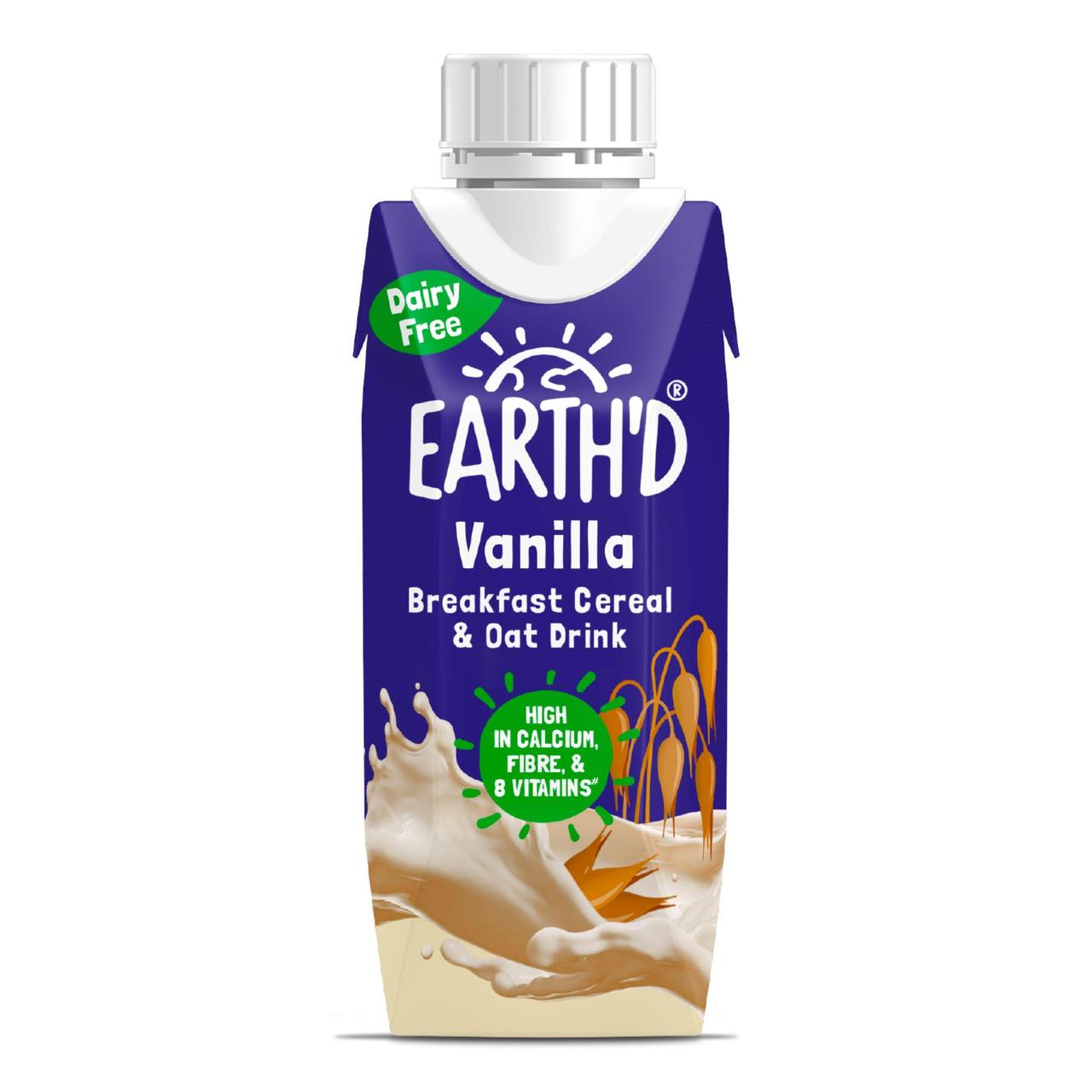 Earth'D Breakfast Cereal & Oat Drink - Vanilla