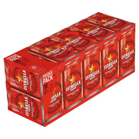 Estrella Damm Premium Lager Beer Cans