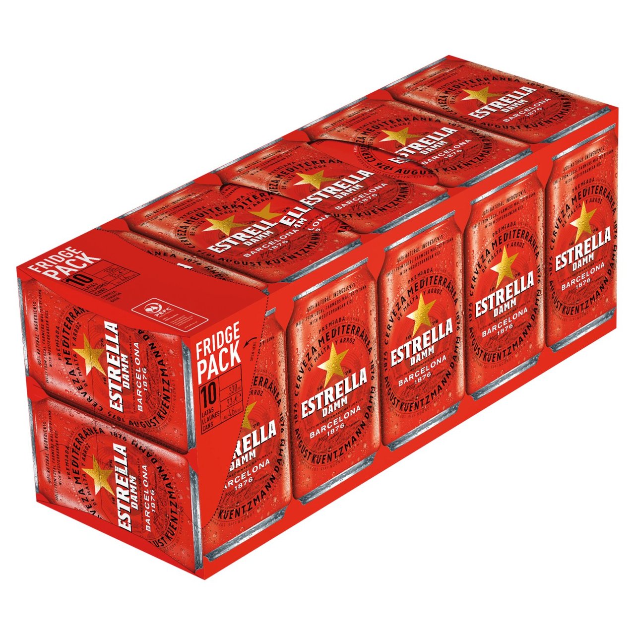 Estrella Damm Premium Lager Beer Cans