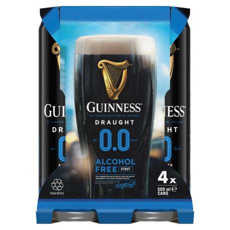 Guinness Draught Alcohol Free Stout Beer