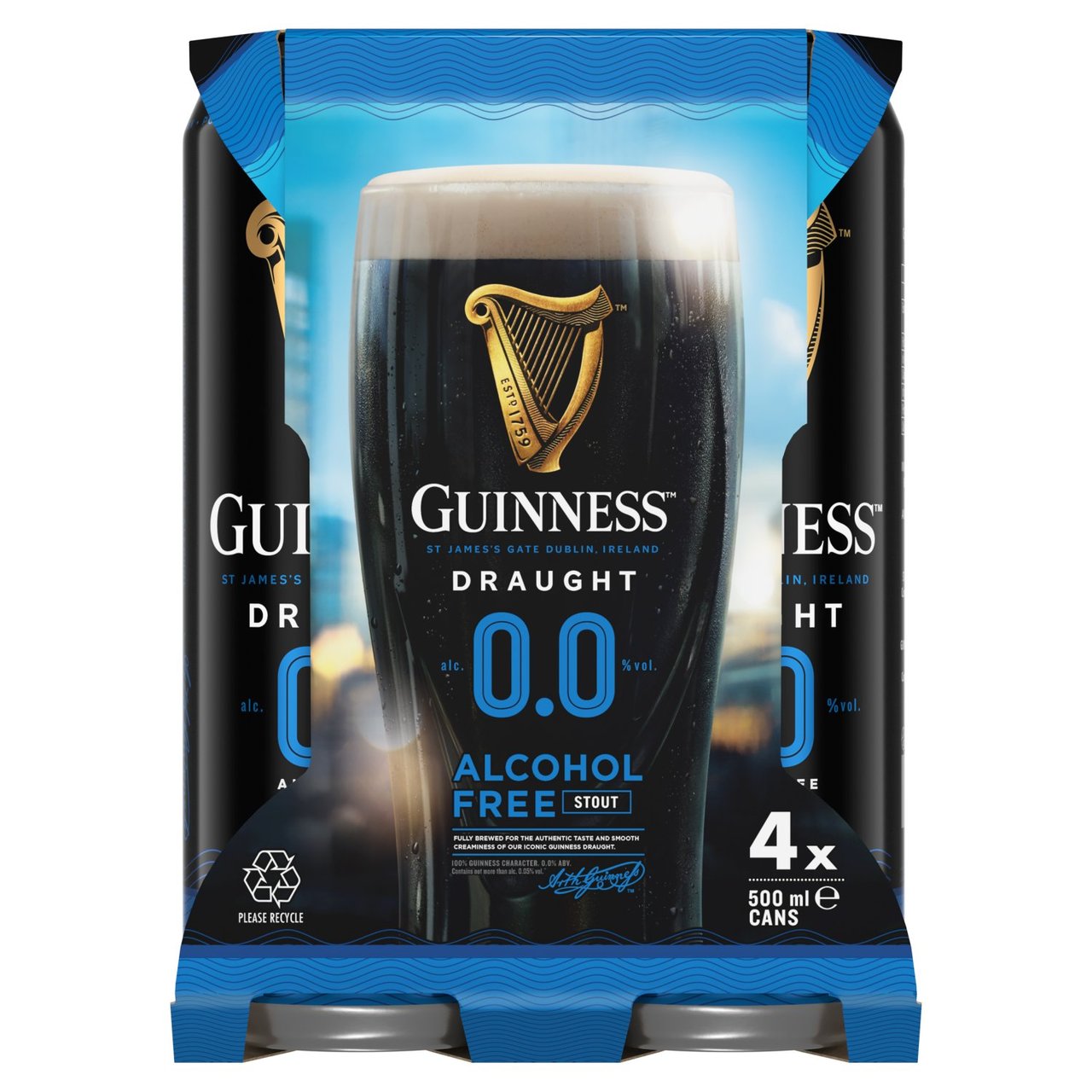 Guinness Draught Alcohol Free Stout Beer
