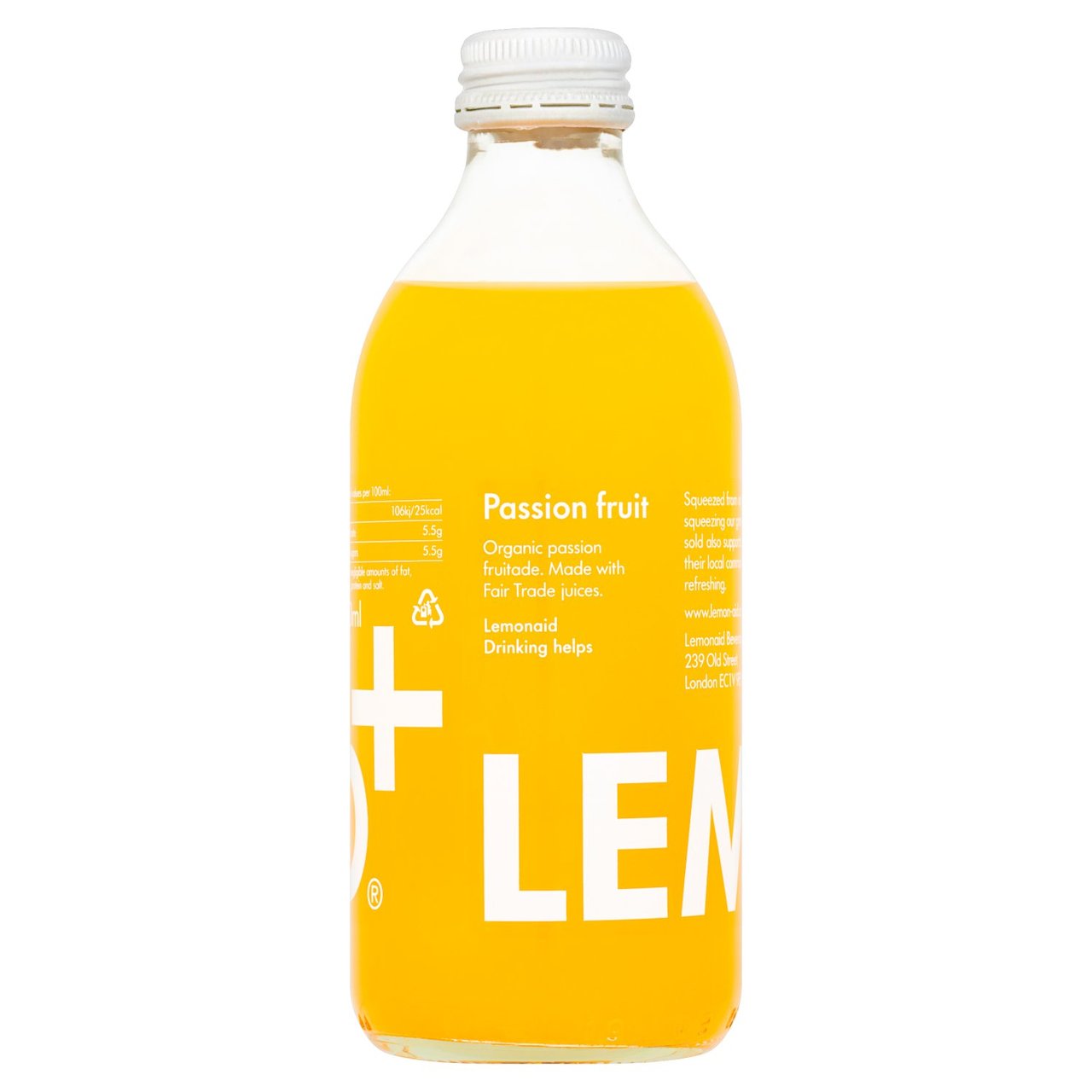 LemonAid Fairtrade Organic Passion Fruit