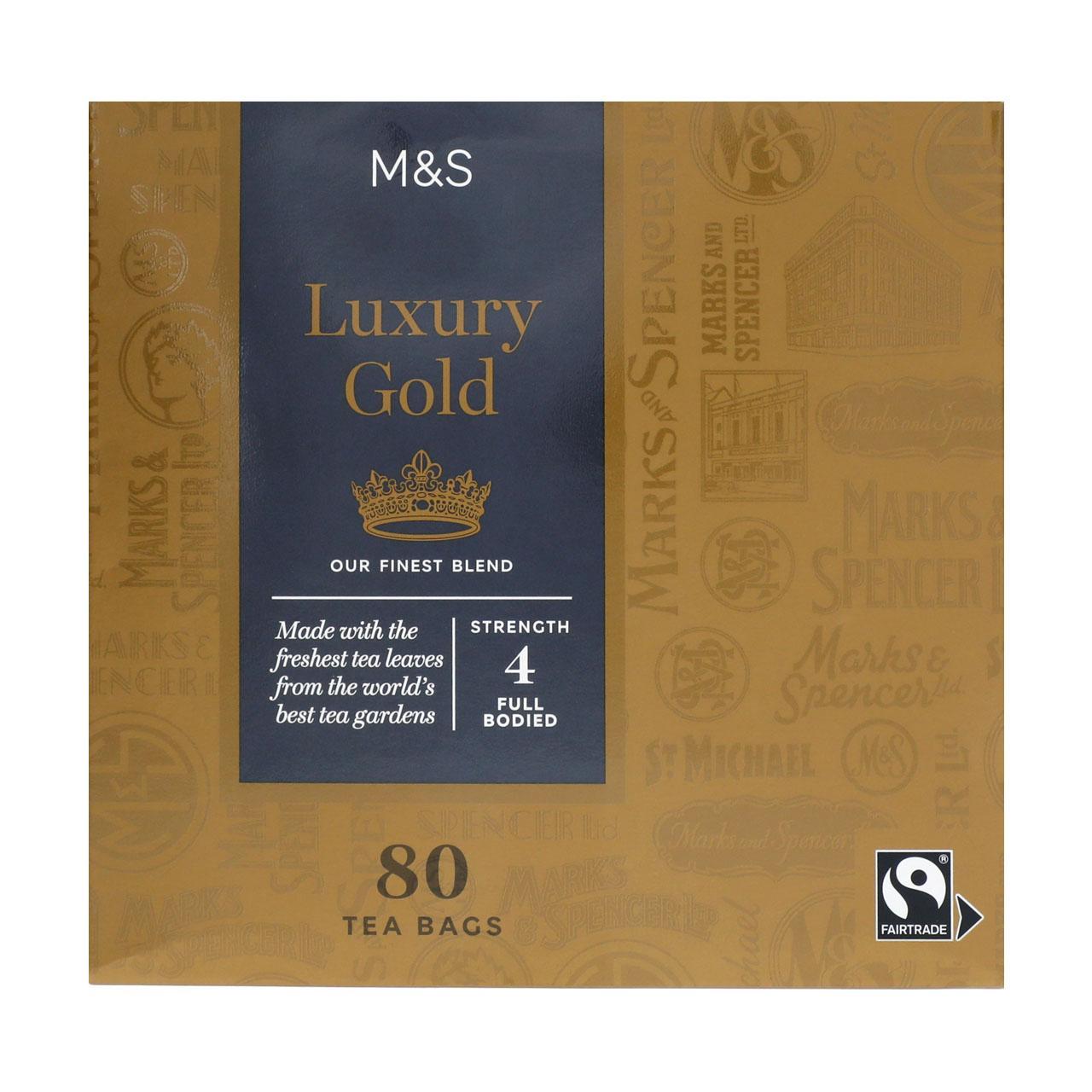 M&S Fairtrade Luxury Gold Teabags