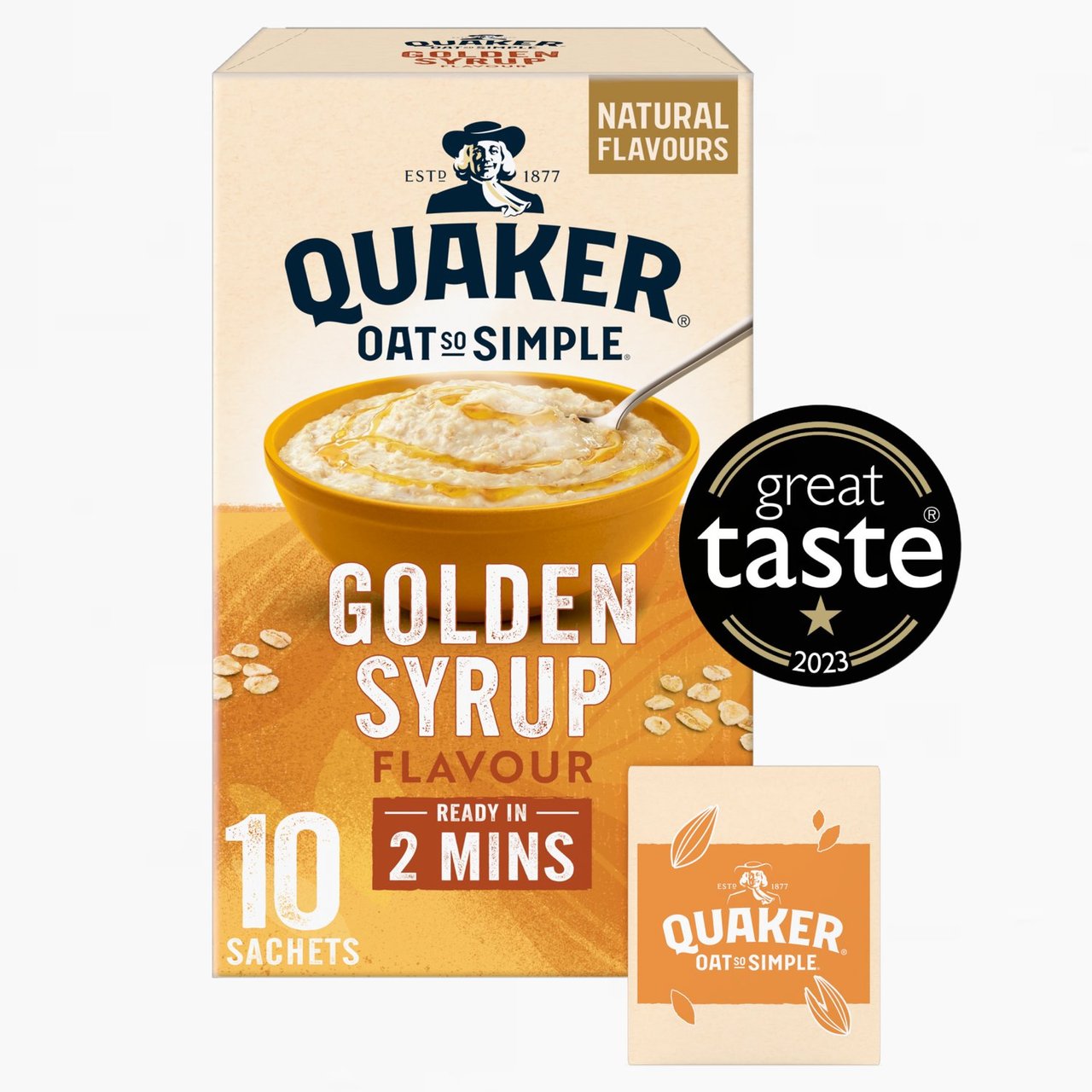 Quaker Oat So Simple Golden Syrup Porridge Sachets Cereal